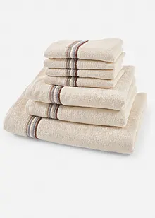 Handtuch mit gestreiften Details, bonprix