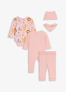 Baby Starter Set aus reiner Bio-Baumwolle (5-tlg.Set), bonprix