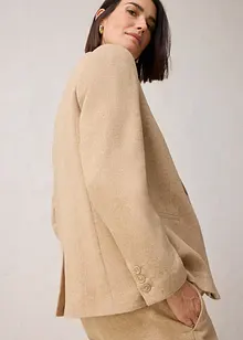 Blazer en laine à motif chevrons, bonprix