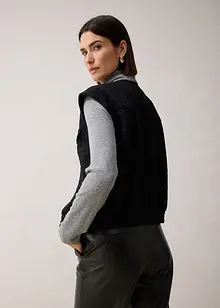 Blazerweste mit Wollanteil, bonprix