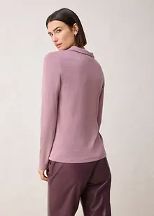 Poloshirt mit Woll-Anteil, bonprix