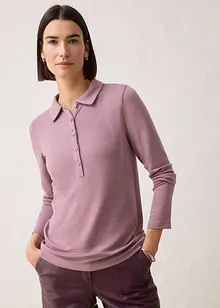 Poloshirt mit Woll-Anteil, bonprix