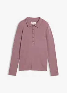 Poloshirt mit Woll-Anteil, bonprix