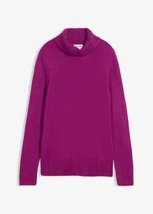 Pull col roulé basique, bonprix