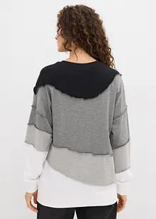Sweat en doux coton mélangé, bonprix