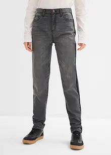 Thermojeans mit Jerseyfutter Mid Waist, bonprix
