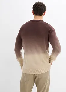 Feinstrickpullover mit Farbverlauf, bonprix