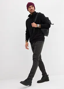 Schalkragen-Sweatshirt aus reiner Bio-Baumwolle, bonprix