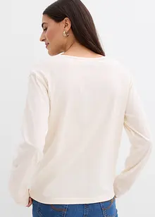 Langarmshirt aus reiner Bio-Baumwolle, bonprix