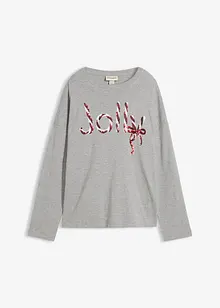 T-shirt manches longues 100% coton, bonprix