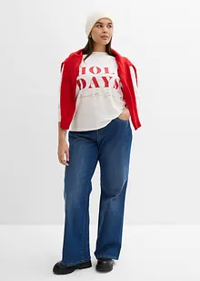 Langarmshirt aus Bio-Baumwollmix, bonprix