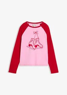 Raglanshirt aus reiner Bio-Baumwolle, bonprix