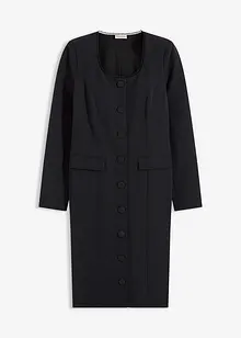 Robe blazer avec bordure en dentelle, bonprix