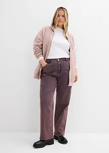Pantalon twill délavé, bonprix