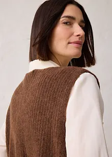 Gilet en grosse maille, bonprix