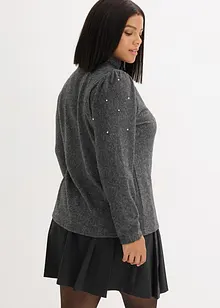 Fleeceshirt aus fließendem Viskose-Mix, bonprix