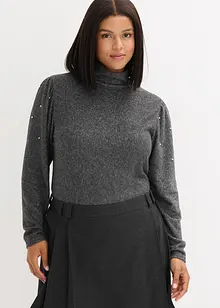 Fleeceshirt aus fließendem Viskose-Mix, bonprix