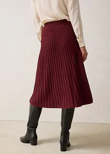 Jupe en maille avec laine mérinos, bonprix