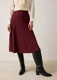 Jupe en maille avec laine mérinos, bonprix