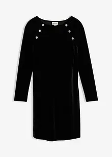 2-in-1 festliches Umstands- und Stillkleid aus weichem Samt, bonprix