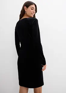 2-in-1 festliches Umstands- und Stillkleid aus weichem Samt, bonprix