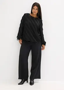 Schlupfbluse mit Fransen-Details, bonprix