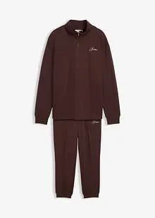 Jogginganzug aus reiner Baumwolle (2-tlg. Set), Loose Fit, bonprix