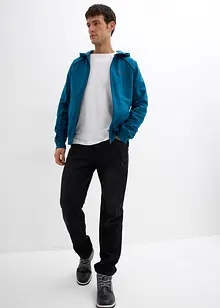 Sweatjacke mit Kontrastdetails aus reiner Baumwolle, bonprix