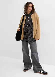 2-in-1 Bluse für die Schwangerschaft und danach aus Chiffon, bonprix