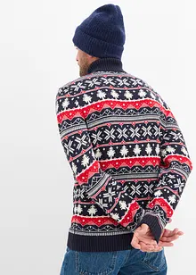 Norweger-Pullover mit Rollkragen, bonprix