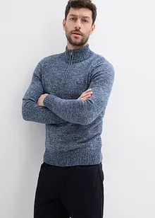 Troyer-Pullover mit reiner Baumwolle, bonprix