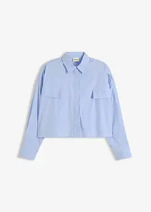 Oversize-Bluse aus Baumwoll-Mix, bonprix