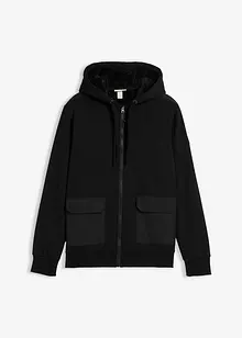 Kapuzen-Sweatjacke mit Teddyfutter, bonprix