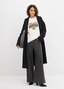 Oversize-Sweatshirt aus Baumwoll-Mix, bonprix