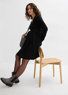 Wickelkleid aus Strick für die Schwangerschaft und danach, bonprix