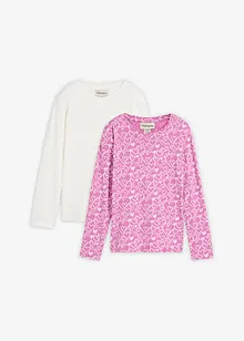 Langarmshirt aus reiner Bio-Baumwolle (3er Pack), bonprix