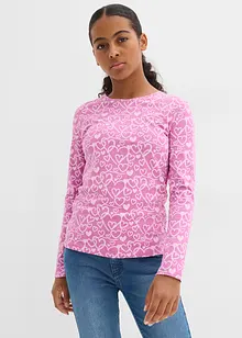 Langarmshirt aus reiner Bio-Baumwolle (3er Pack), bonprix