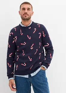 Feinstrickpullover mit Weihnachtsmotiv, bonprix