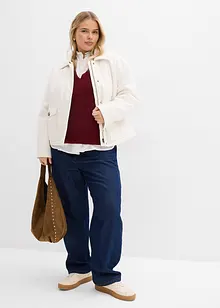 Strickpullover mit V-Ausschnitt, bonprix