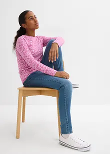 Langarmshirt aus reiner Bio-Baumwolle (3er Pack), bonprix