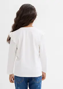 Langarmshirt aus elastischem Bio-Baumwoll-Mix (2er Pack), bonprix