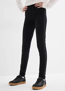 Thermo-Leggings mit Nietenband, bonprix