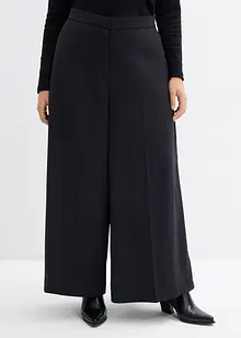 Pantalon large et fluide avec taille élastiquée, bonprix
