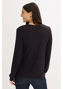 Langarmshirt aus softem Viskose-Mix, bonprix