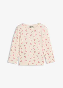 Langarmshirt aus elastischem Bio-Baumwoll-Mix, bonprix