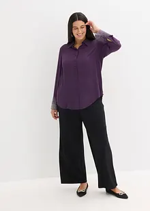 Hemdbluse  mit Glitzersteinchen, bonprix