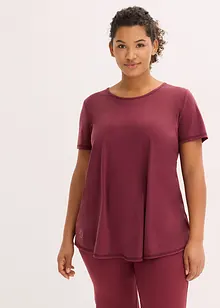 Ultrasoftes Funktionsshirt mit Mesheinsatz, schnelltrocknend, bonprix