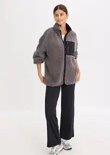 Funktions-Fleece Sportjacke, oversized, bonprix