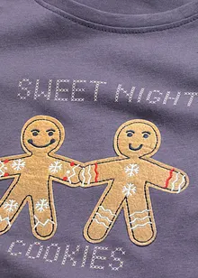 Pyjama mit Flanellhose, bonprix