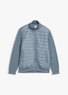 Sweatjacke aus Materialmix, bonprix